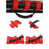 2/4 Pcs Car Roof Handle Rope Grab Handles Grip Handle Fit For Jeep Wrangler CJ YJ TJ JK JL 1955-2020 For Jeep Gladiator JT