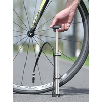 AliExpress West Biking WEST BIKING Long Hose Bike Pump Portable Mini Bicycle Foot Pump with Gauge Presta & Schrader Valve Cycling Fork Tire Air Pump