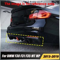 For BMW 3 Series F30 F31 F35 320i 328i MT MP M Sport 2013-2019 Rear Bumper Lip Diffuser Spoiler Body Kit Tuning Gloss Black