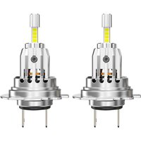 3D H7 LED Car Headlight Bulb Canbus 1200W 9000000LM Led Light for Car 360 Turbo LED Mini HeadLamp Size Wireless with Fan 6000K