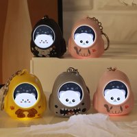 Accompanying You Toy Cute Luminous Cat Bear Backpack Keychain Atmosphere Light Exquisite Interesting Bag Hanging Gift Girl Boy