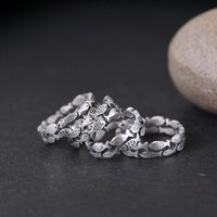 925 Sterling Silver Bilayer Fish Adjustable Rings For Women Engagement Wedding Luxury Quality Aesthetic Jewelry Jewellery