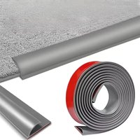 1pc 3meyets/118.11in PVC Carpet Edge Trim Strip Self Adhesive Flexible Rug Edge Protector Cuttable Floor Transition Strip