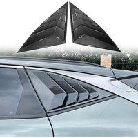 Not Fit European! For Hyundai Tucson 2022-2025 Car-Styling ABS Rear Window Shutter Cover Trim Window Louver Side Vent Trim 2pcs