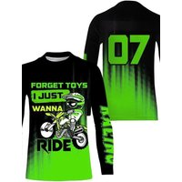 AliExpress NONE YOUTH OFF-ROAD MOTORCYCLE JERSEY GREEN OFF-ROAD MOTORCYCLE SHIRT BOYS GIRLS LONG SLEEVE T-SHIRT BREATHABLE OUTDOOR CYCLING TOPS