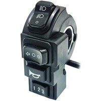 AliExpress NONE 4-in-1 E-bike Headlight Switch Turn Signal And Klaxon Control 9 Pin SM Connector For 22mm Handlebar Accessories