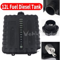 12L Air Diesel Heater Fuel Tank Oil Storage With Cap For Car Truck Camper Caravan Strong Hard Plastic Black