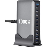 1000W GaN Fast Charger PD3.1 USB Type C 10-Port DesktopFast Charging Station Adapter for Mobile & Tablets Dropshipping Wholesale