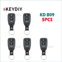 5PCS KEYDIY KD B09 Car Key for Hyundai Style 4 Buttons Universal Remote Car Key for KD900 KD900+URG200 KD-X2 B Series Car Key