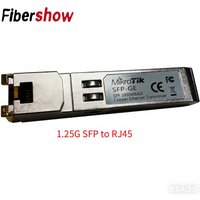 Gigabit Ethernet SFP Fiber Module RJ45 Port 1000BASE-T Copper Converter for Mikrotik