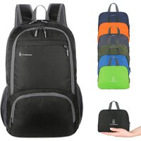 Leichter, faltbarer Rucksack für Herren und Damen, wasserdicht, verstaubar, für Reisen, Wandern, Tagesrucksack, Outdoor, Radfahren, Camping
