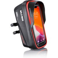 AliExpress WILD MAN Quick Release Bike Phone Bag Touch Screen Waterproof EVA Hard Shell Handlebar Front Frame Top Tube Pouch Accessories