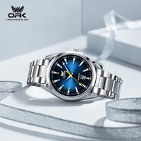 OPK brand cross-border hot selling business waterproof single calendar quartz watch men's watch 6088