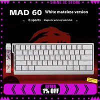 FGG Madlions Mad60 Mad68 He Mechanical Keyboard Magnetic Switch 8k Wired Rgb Hot Swap Custom Keyboard Esport Game Gift Accessory