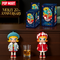 POPMART Genuine Molly 20th Anniversary Series Blind Box 1/8 Bjd Doll Actions Figures Doll Collection Toy Girl's Birthday Gift