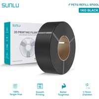 SUNLU PLA/PLA PLUS/PETG 3D Refill Filament 1.75mm Neatly Wound Good Toughness Filament No Spool for Most FDM 3D Printer 1KG
