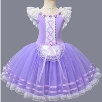 Flower Girls Dresses Ballerine Baby Outfit Vestidos Roupa Infantil Ballet Dress Tutu Summer Girl Ballet Leotards Kids Clothes
