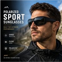 AliExpress NONE Luxury Polarized Sports Sunglasses for Men Women UV400 Protection Sunglasses in Gift-Ready Packaging Perfect for Driving Cycling