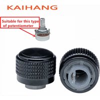 1PCS 14x12.5mm Aluminum Alloy Knob Vehicle Mounted Radio Band Adjustment Knob Sonata 9th Generation Car DVD Yaesu Mobile Radio