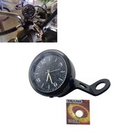 Waterproof Handlebar Watch Rearview Mirror Mount Luminous Clock Universal For Motorcycle Motorbike Scooter