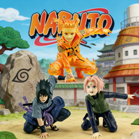 1-3pcs NARUTO Figures Shippuden Action Figures Uzumaki Sasuke Uchiha Naruto peripherals Pvc Model Toys decorative ornaments