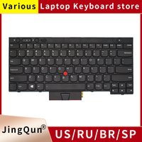 New US Russian Laptop Keyboard For Lenovo IBM Thinkpad T430 L430 W530 T430I T430S X230I T530 L530 X230 T530I 04X13153 Backlight