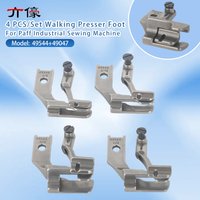 4 PCS/Set #49544+49047 Double Toe Piping Welting Walking Foot๏ผ1/8+3/16+1/4+3/8 ๏ผFor Paff Industrial Sewing Machine Accessories