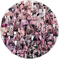 62/124PCS Handsome and Beautiful anime Girls' Graffiti Sticker Storage Box Skateboard Table Lamp Helmet Bicycle Guitar