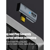 New 2026 USB Type-C 10Gbps OTG 2in1 Adapter 100W PD Charging Compatible For Steam Deck Switch Chromecast Google TV Macbook PC Mo