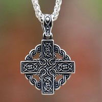 2023 New Creative stainless steel Design Viking Celtic Knot Pendant Necklace cross Amulet Jewelry for Gift free shipping