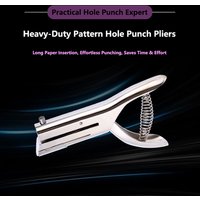 3MM Heavy-Duty Hole Punch Pliers for Home Office Factory School, DIY Tool Manual Punching Pliers for Leather Paper Card Photo