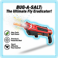 New Newly Upgraded Salt Gun, Fly And Mosquito Killing Gun, Mosquito Killing Gun, Adult Simulation Toy Gun, New Version 3.0