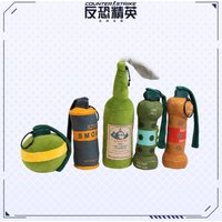 Game CSGO Mini Soft Claw Knife Keychain Gradient Pendant Keyring Toy Fan Collection Gifts