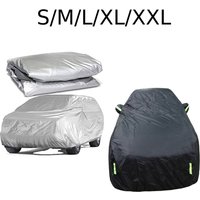 Universal Full Car Cover Black for Sedan Truck SUV UTV Waterproof Sun Dust proof Car Covers UV Protective S/M/L/XL/XXL Car Cover