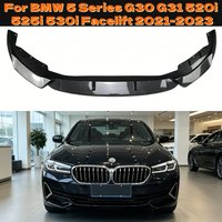 Car Front Bumper Lower Splitter Spoiler Lip Guard Bodykit For BMW 5 Series G30 G31 520i 525i 530i Facelift 2021-2023 Accessories