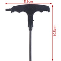 1Pc Roller Skate Shoes Toe Stop Spanner Inline T Handle Wrench Skates Skateboard Tool Accessories