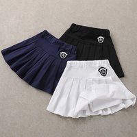 2026 Girls' New All-Match Pleated Medium And Small Children'S Summer Skirt With Inner Safety Pants Student Uniform Skirts