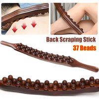 Durable 37 Beads Body Massaging Stick Relax Therapy Universal Acupoint Massager Handheld Massage Tool
