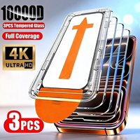 3 Stück Fingerabdruck-Entsperrung Panzerglas für Samsung S25 Edge S22 S23 S24 Ultra Plus A56 5G A36 A26 A16 A55 A54 A25 A33 S21 S20 FE Xwsfa