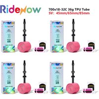 Ridenow Upgraded Metal Nozzle 700c Tpu Inner Tube External Thread Tube 700x18-32c Road Bike Removable Valve Cores Inner Tire