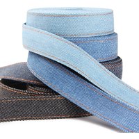 5meters Denim Strap 6-40mm Falt Cord Cowboy Fabric Rope for DIY Crafts Necklace Hair Accessory Making Home Decor Findings