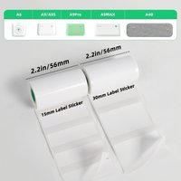 3 Rolls/Box PeriPage Thermal Sticker Label Paper - 10 Year Retention Period - 15mm/30mm 56x30mm/2.2x1.2in
