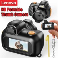 Lenovo Retro CCD 1080P HD Portable Thumb Camera Mini Children's Camera Suitable For Recording Vlogs Pet Cameras Recorders