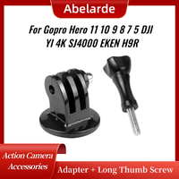 Action Camera Mount Adapters Long Thumb Screw Mount Accessories Holder For Gopro Hero 11 10 9 8 7 5 For DJI Tripod