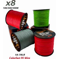JOF Japan 8 Strands Fishing Line 100M 300M 500M X8 Braided Fishing Line Multifilament PE Line for Carp Fishing Wire 18-78LB
