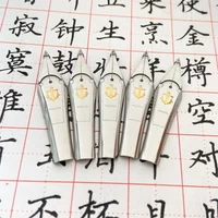 New Creative Rounded Polished Thick Fountain Pen 1.6MM 2.0MM 30.MM Nib Double-layer Long Blade Nib Two-color School Practice Nib