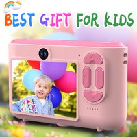 Kids Digital Camera Dual Camera HD 720P Video Selfie Camera USB Charging Color Display Children Birthday Gift Kid Baby
