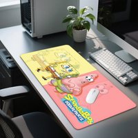 Large Mouse Pad S-Spongebobes Washable Non-slip Rubber Office And Gaming Computer Desktop Mat ,Desk Pad ,Computer Accessories