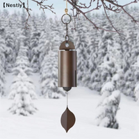 Vintage Metal Heroic Windbell Wind Chimes Deep Resonance Serenity Bell For Outdoor Home Garden Courtyard Decoration ใNestใ