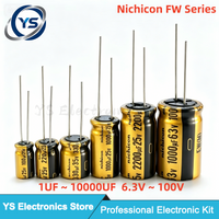 Nichicon FW Series Audio Capacitors 6.3V 10V 16V 25V 35V 50V 63V 100V 10UF 22UF 47UF 100UF 220UF 470UF 1000UF 2200UF Original